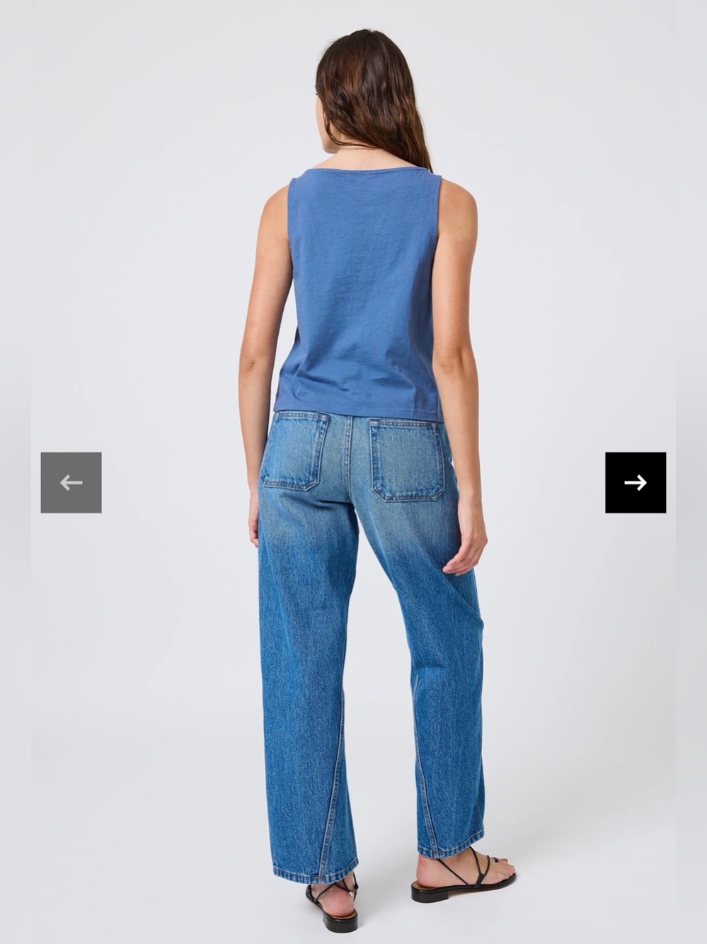 The Only Jane Ace Tank in French Blue NWT - Picture 4 of 6
